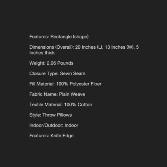 Opalhouse Woven Embroidered Diamond Lumbar Throw Pillow 20 x 13 x 5" Cream - Picture 6 of 7